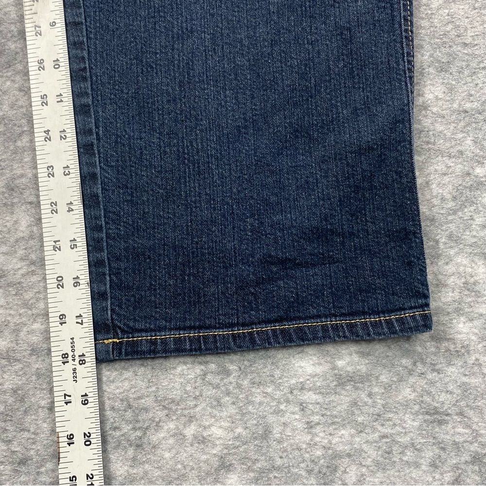 Dockers Womens Blue Denim Cropped Favorite Fit Dark Wash Jeans Size 4 - Picture 4 of 11